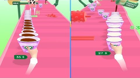 Coffee Stack in New Level Very Satsfying Relaxing ASMR Walkthrough Gameplay Android IOS