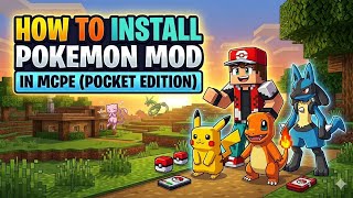 How to play pokemon mod in Minecraft PE (latest version) 26.2 screenshot 5
