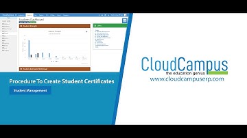 Procedure To Create Student Certificates in Cloud Campus ERP.