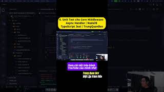 Unit Test cho Core Middleware: Async Handler | NodeJS TypeScript Jest #shorts #trungquandev