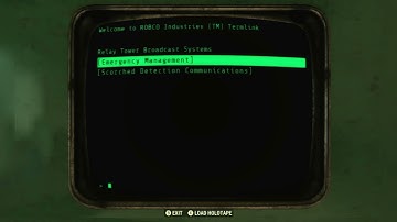 Emergency Management System Relay Terminal (EM-B1-27) - Fallout 76 Terminal