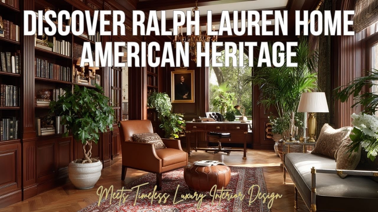 Discover Ralph Lauren Home  American Heritage Meets Timeless Luxury Interior Design