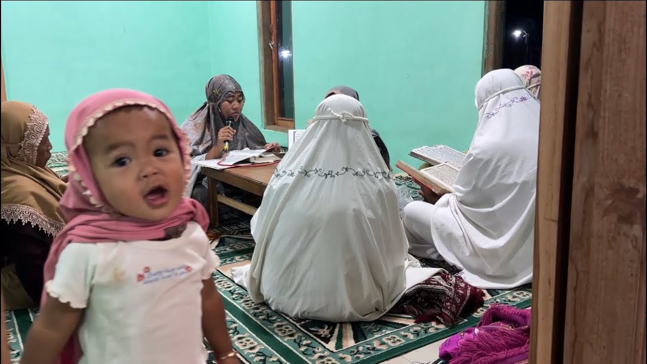 PERTAMA KALI KINARA IKUT TRAWIH MASYAALLAH - Mama kinoy & onty lina ikut ndarus 🥰🤗😘🥳✨