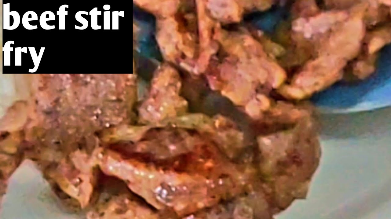 দুই টুকরো মাংস দিয়ে দুর্দান্ত রেসিপি /Beef stir fry recipe