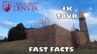 University of Denver Tour [4K] + Fast Facts #universityofdenver #collegetour #essay