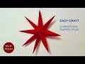 Decorate your festive home with this DIY Christmas wall hanging paper star