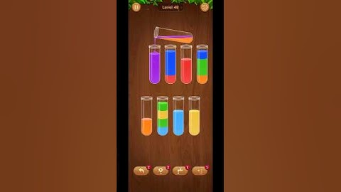 "Sorted to perfection!" 🎨✨💦 #WaterSortPuzzle #ColorSortGame #level48