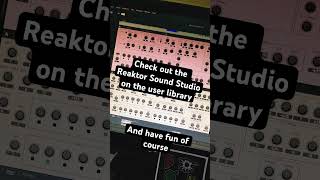 #Reaktor Sound Studio Demo! #dfam #subharmonicon #labyrinth #mother32 #ambient #electronicmusic