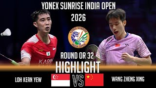 Download Lagu LOH Kean Yew (SGP) vs WANG Zheng Xing (CHN) | India Open 2026 Badminton MP3