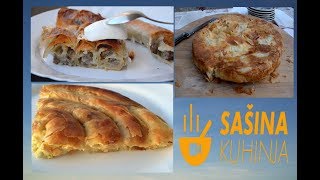burek pita sirnica recept kao iz pekare sašina kuhinja