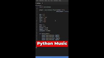 🎵 Music with Python - Wait till the end! 🔥 #shorts #python #programming #coding #rickroll