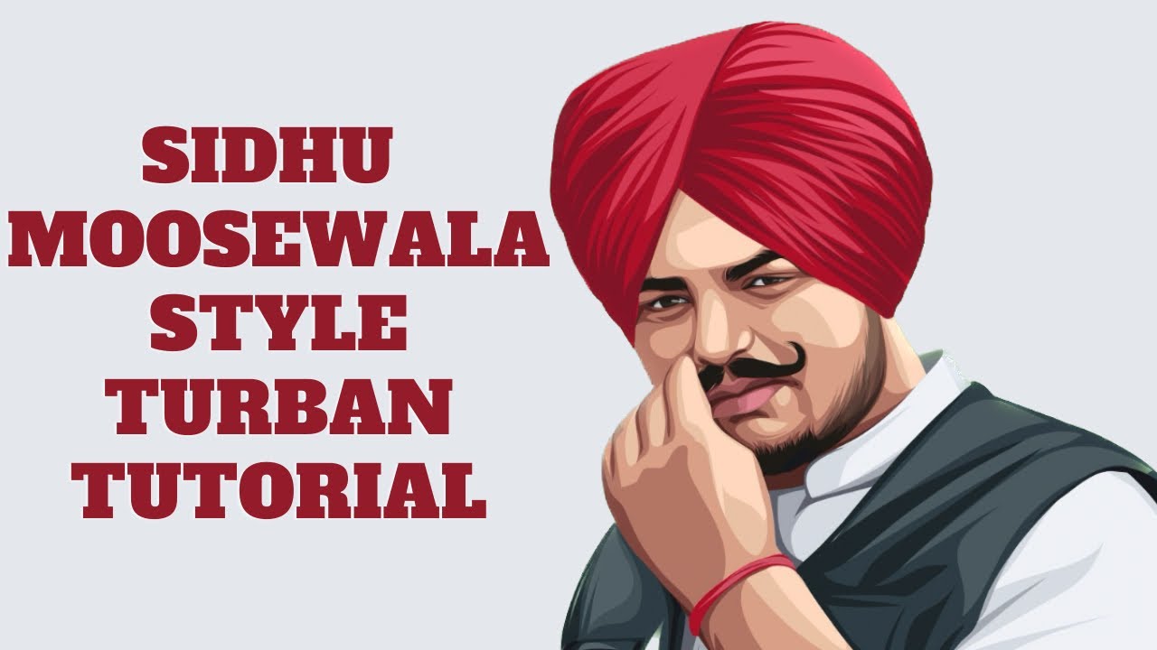 Sidhu Moose Wala Style Turban Tutorial | Wattan Wali Pagg | Sikh | Punjabi | ਪੱਗ | Punjab | shemagh