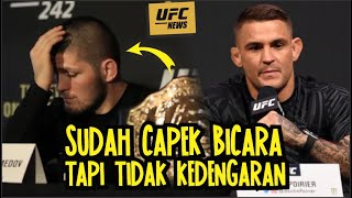 INTERVIEW YANG BELUM BANYAK DIDENGAR🔥KHABIB NURMAGOMEDOV VS DUSTIN POIRIER PRESS CONFRENCE