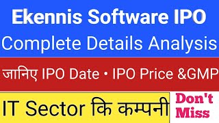 Ekennis Software IPO • Ekennis Software IPO Review • Ekennis Software IPO GMP • Upcoming IPO 2022 screenshot 3