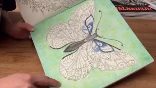Adult coloring channel - January 2019 updated and redo of my coloring books and finished pages