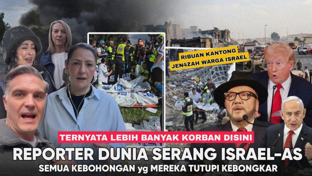 Reporter Dunia Ramai2 Bongkar Kebohongan Israel “Ribuan Korban Tergeletak” Rudal IRAN tepat Sasaran