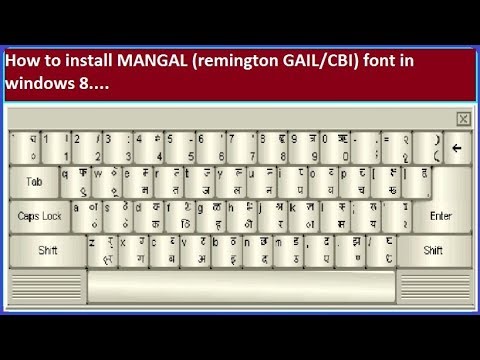 mangal font hindi typing test