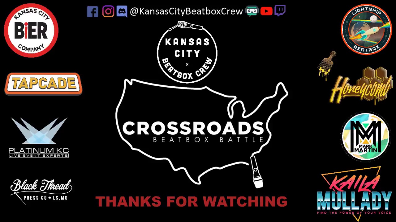 The Crossroads Beatbox Battle 2018 - Kansas City Beatbox Crew Live Stream