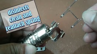 Vintage T9 Professional Trimmer Disinfects, Clean and Reattach Spring.