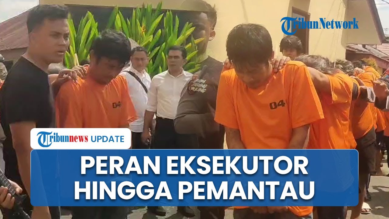Tampang 9 Pelaku Penembakan Pria di Samarinda, Ada yang Jadi Eksekutor hingga Pemantau Lokasi