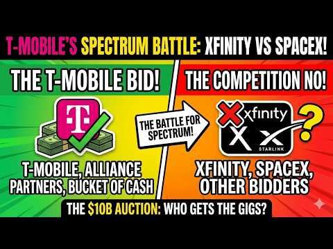 T-Mobile to Buy Spectrum? If XFinity or SpaceX Try the Same? | Merger Madness