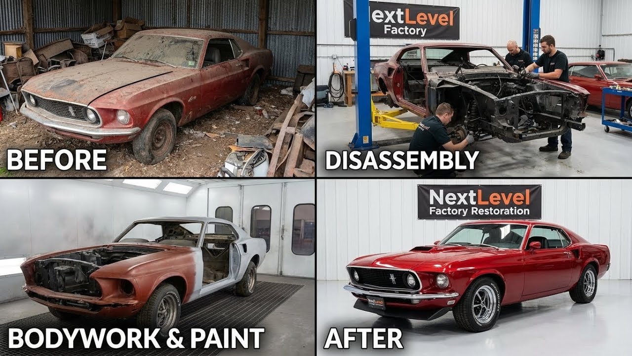 1969 Ford Mustang Fastback Full Restoration | Classic Muscle Car Rebuild