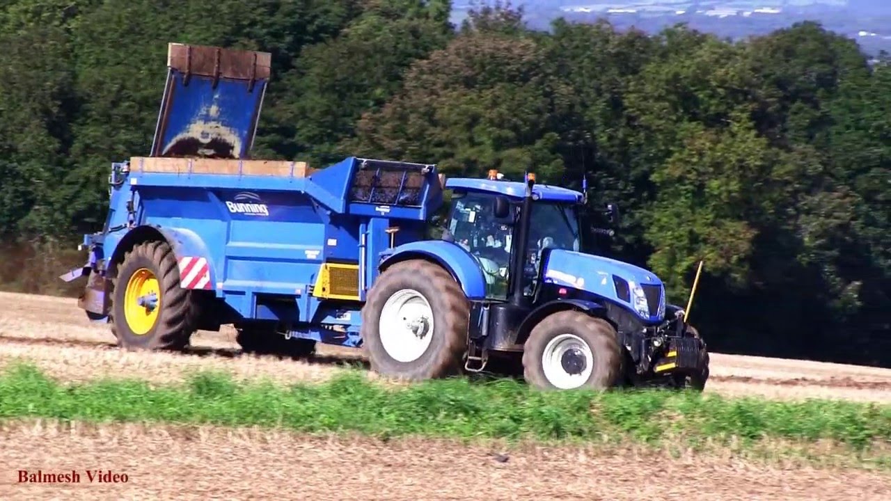 Busy Farm Autumn Cultivations - Drilling, Muck Spreading etc