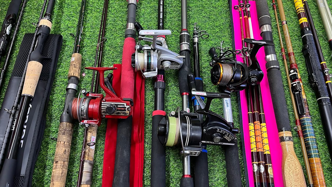 Video 907: Cần ráp khúc Nhật giá rẻ - Máy câu Nhật thanh lí - Cần lure Shimano Expride máy ngang