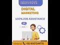 Digital Marketing Certification in Munirka South Delhi &amp; Noida 100% Placement Assistance 9007144774
