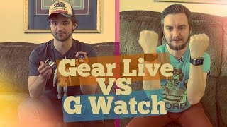 картинка: Обзор/сравнение Samsung Gear Live и LG G Watch часов на Android Wear