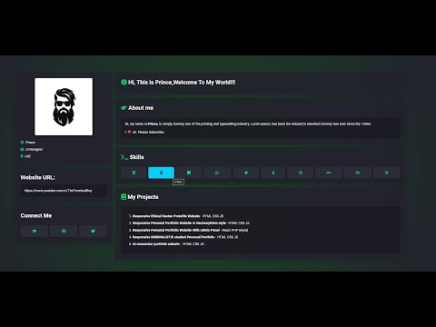 Creating an About Me Landing Page with HTML and CSS | The Terminal Boy