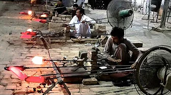 factory tour of bangles making process || amazing bracelet glass art