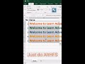 How to Increase Font Size in Excel Shortcut. (Shortcut no #28) #Excel #Tips #Shorts🔥