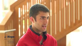 Spanish and religion double major, Colin W. studied abroad in Spain