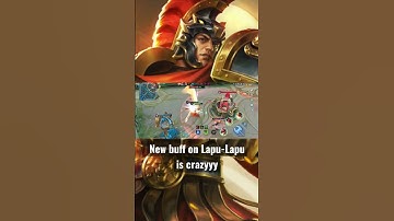 New Buff on Lapu-Lapu is crazzyy🤯 | Mobile Legends #shorts