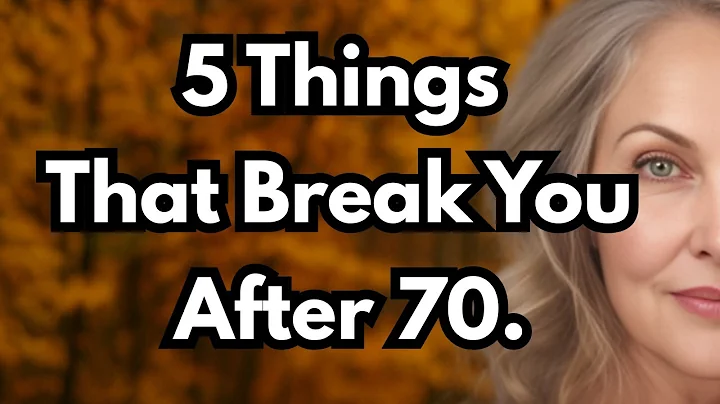 Once You Turn 70, These 5 Things Happen Whether You Like It Or Not! Signs of Aging