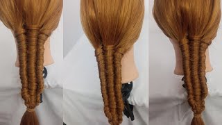 How to do 3 Strands Infinity Braid by miniworldofsonia🥰