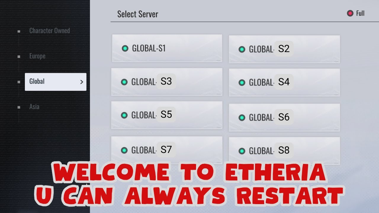 MADE A MISTAKE? TIME TO RESTART ON NEW SERVERS [Etheria Restart]