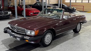 The R107 is a legendary Icon!  Check out this 1986 Mercedes Benz 560SL Roadster for sale.