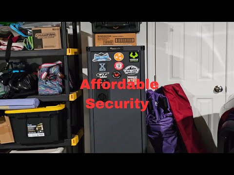 Hornady 12-Gun Cabinet with Keypad - Affordable & Secure Gun Storage Solution!