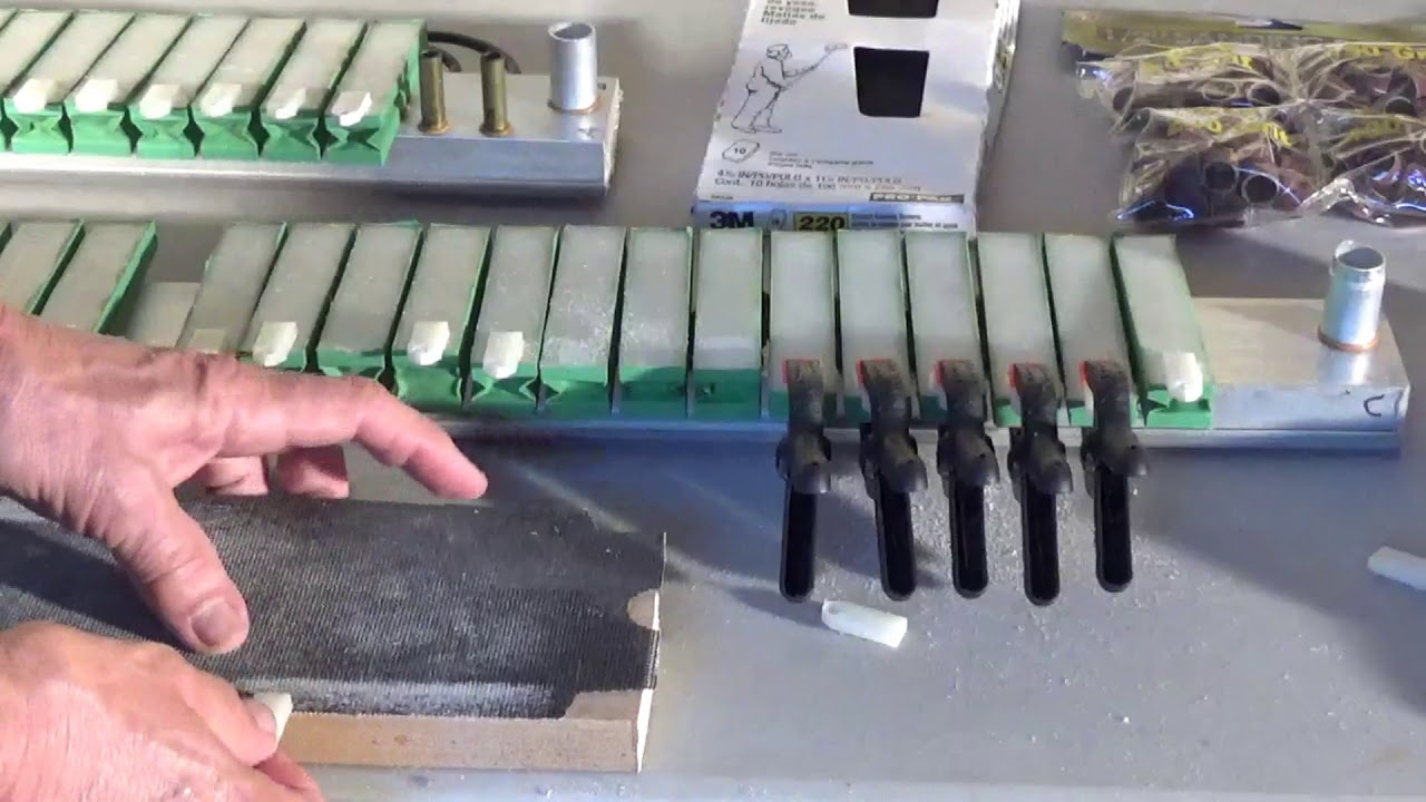 Universal Player Piano Glueing Fingers