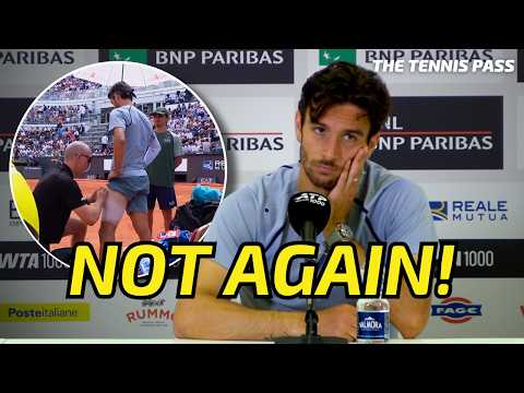 Musetti Reveals Extent Of Latest INJURY Heartache After Rome Masters Exit! (English Voiceover)