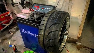 Mayflower Wheel Balancer - Quick Setup and Use