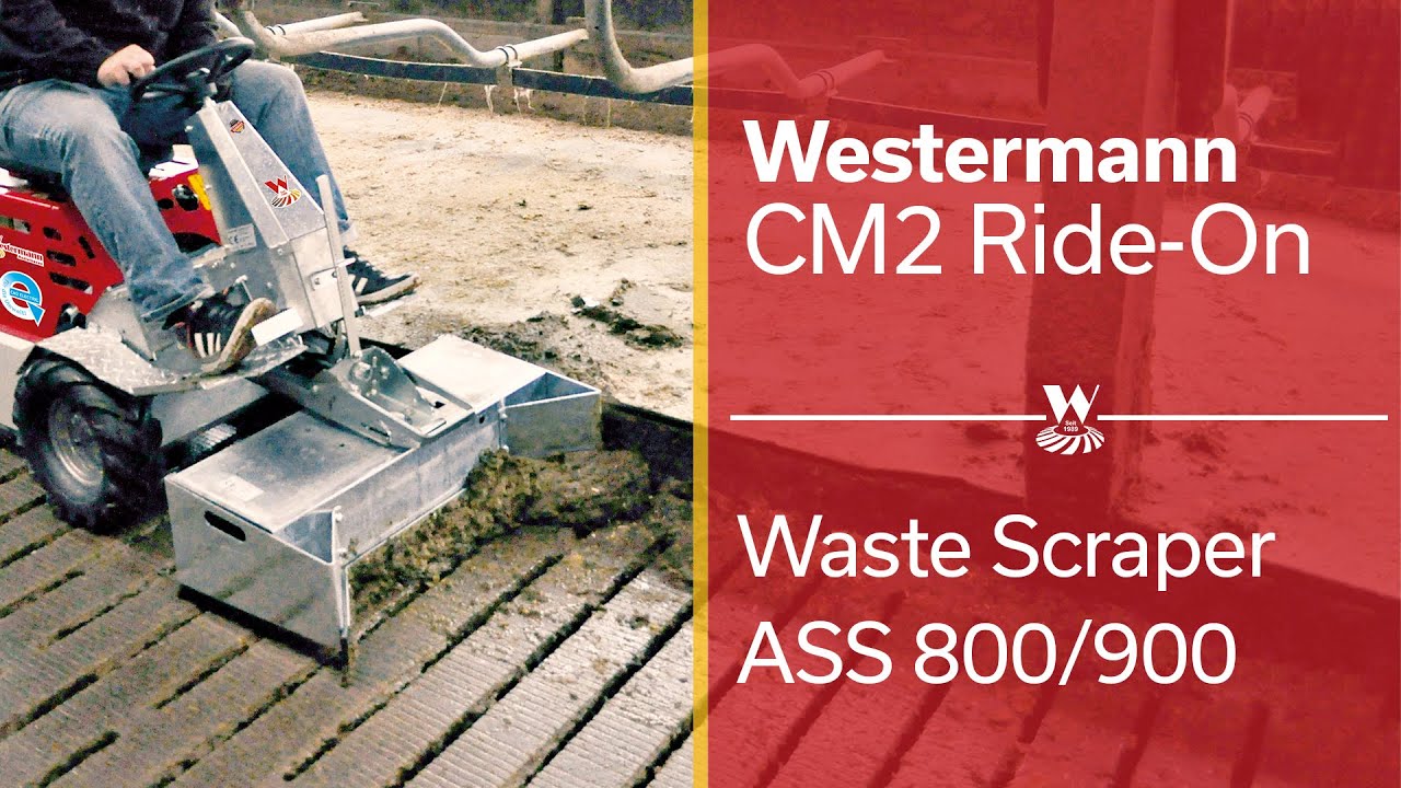 CM2 Ride-On - Waste Scraper Attachment