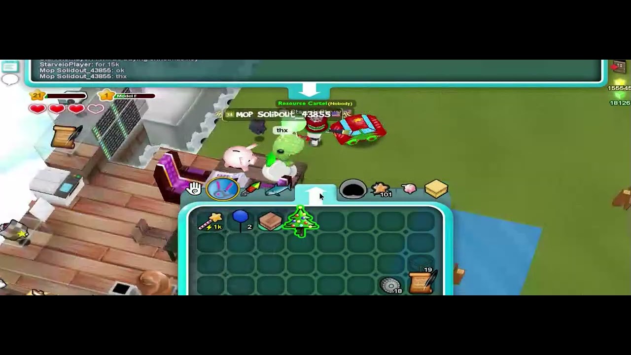 Buying Christmas Key in Cubic Castles 