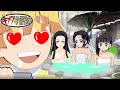 【キメツ学園】善逸が女湯を覗いて大事件にwww【鬼滅の刃×声真似】