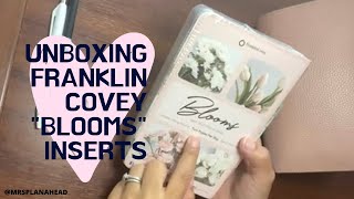 Personal rings planner inserts -Franklin covey Blooms inserts unboxing