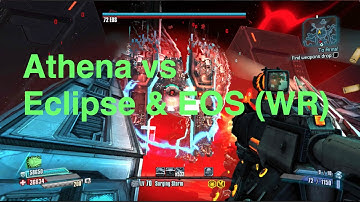 Athena vs Eclipse & EOS in 3:08 (former WR)!!!