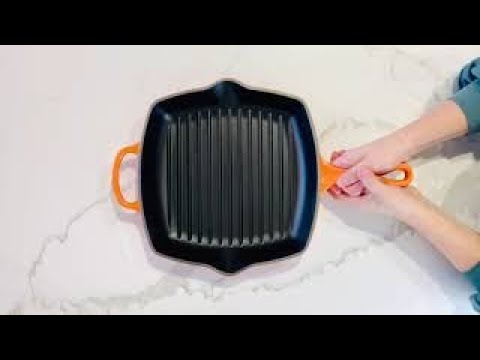 le creuset signature square skillet grill