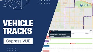 Cypress VUE Vehicle Tracks
